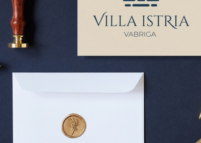 dizajn promotivnog mateirjala: villa Istria