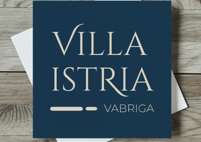 dizajn promotivnog mateirjala: villa Istria