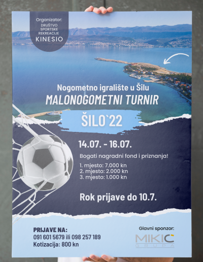 dizajn plakata: nogometni turnir