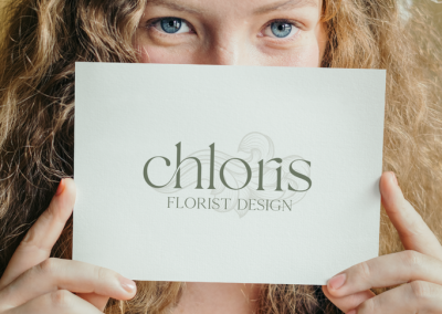 Dizajn logotipa i branding: Chloris florist design