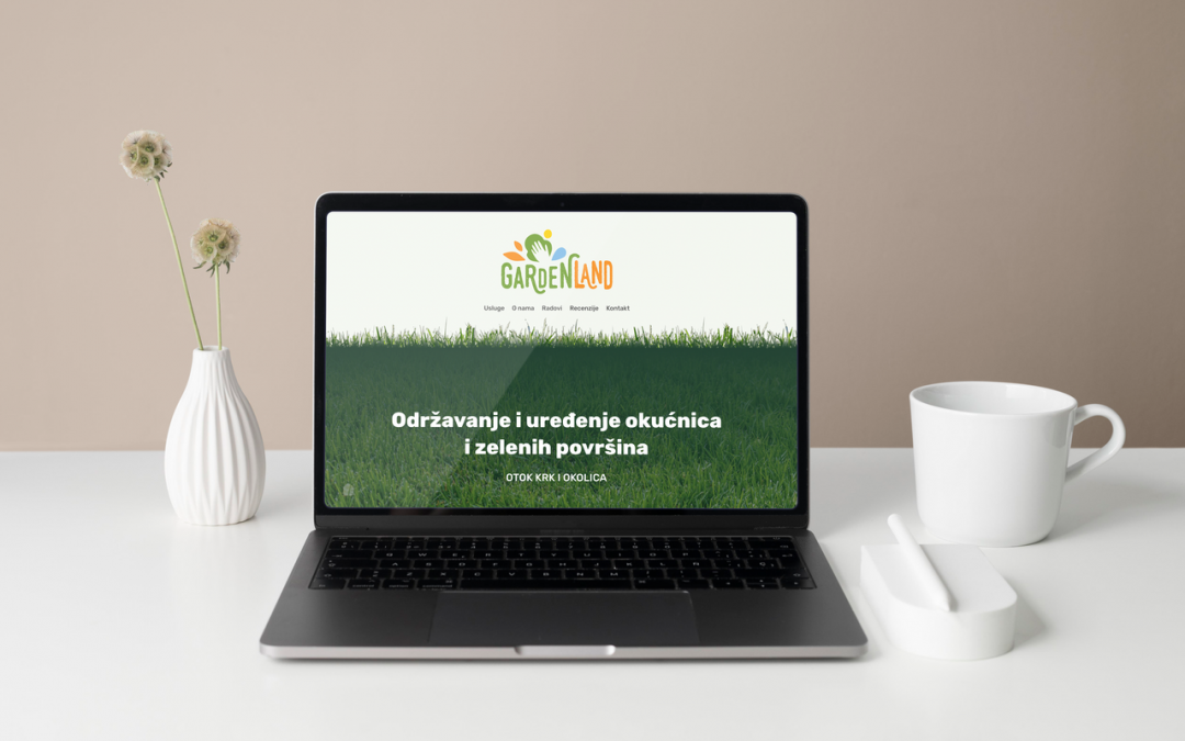 Dizajn web stranice: Gardenland