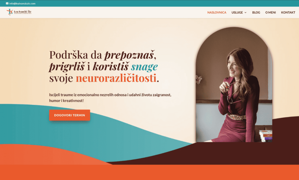 redizajn web stranice za psihoterapeute