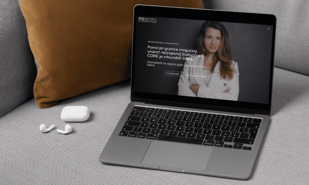 Web dizajn za coaching brand